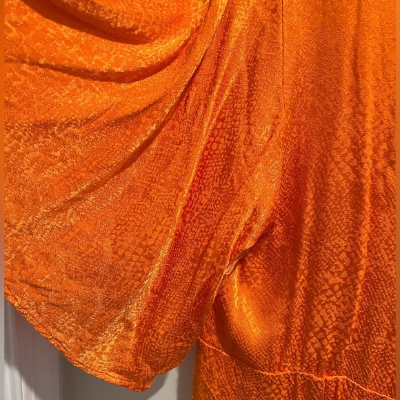 Eloquii Orange Ring Detail Cutout Romper - Picture 9 of 9